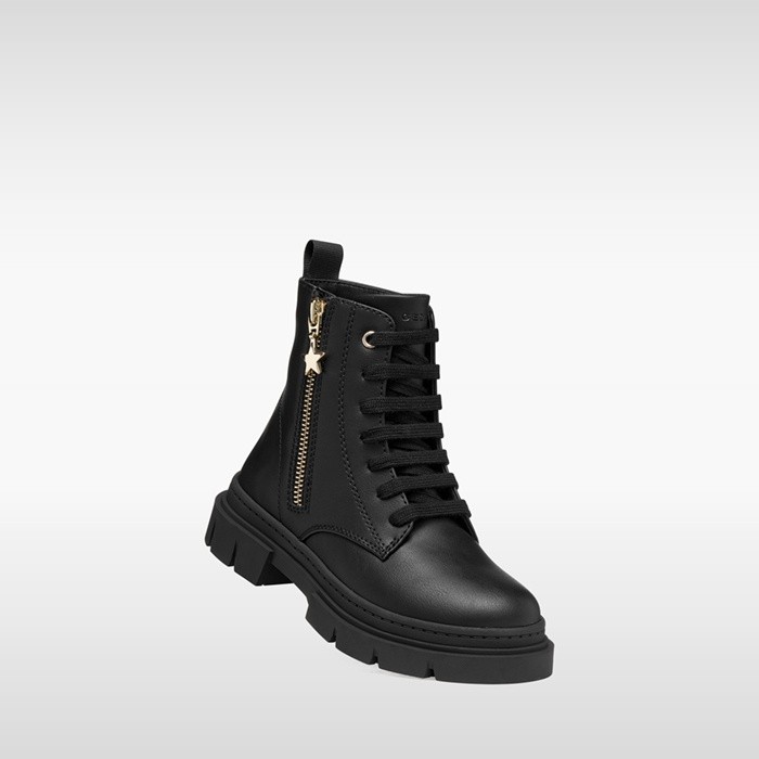 Combat boots KARSYN GIRL Black | GEOX