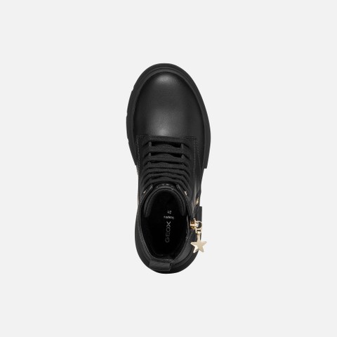Combat boots KARSYN GIRL Black - image number 5 | GEOX