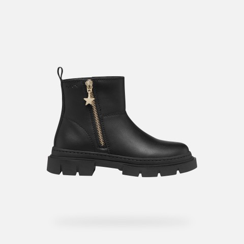 Combat boots KARSYN GIRL Black - image number 1 | GEOX