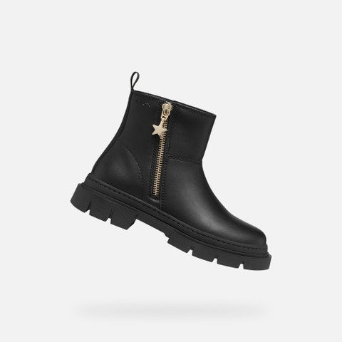 Combat boots KARSYN GIRL Black - image number 0 | GEOX