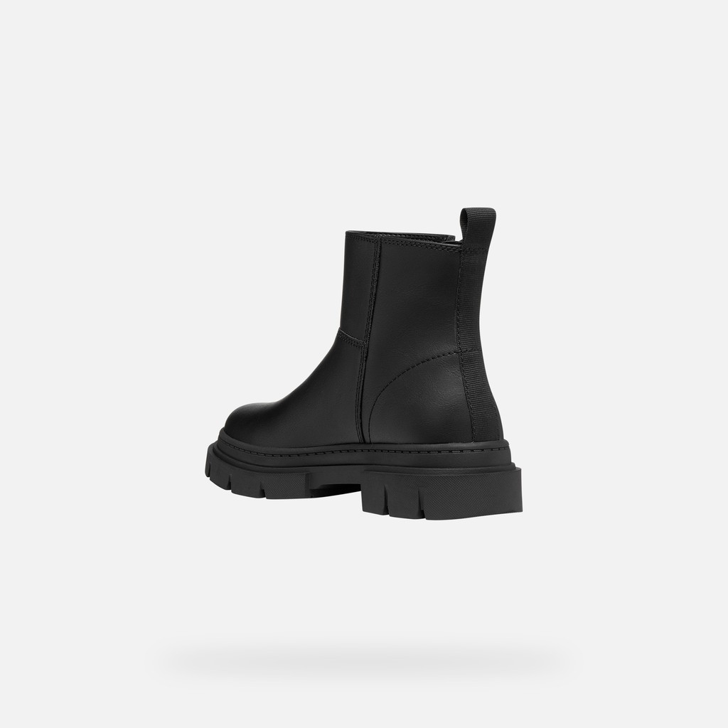 Combat boots KARSYN GIRL Black - image number 3 | GEOX