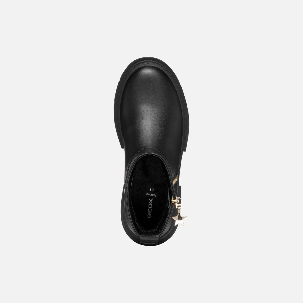 Combat boots KARSYN GIRL Black - image number 5 | GEOX