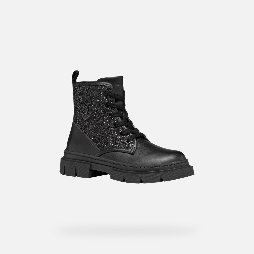 Botas militares KARSYN NI&Ntilde;A Negro - image number 2 | GEOX