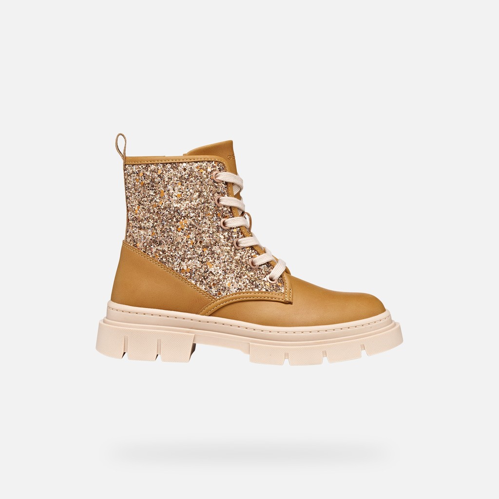 Botines KARSYN NI&Ntilde;A Galleta/Bronce claro - image number 1 | GEOX