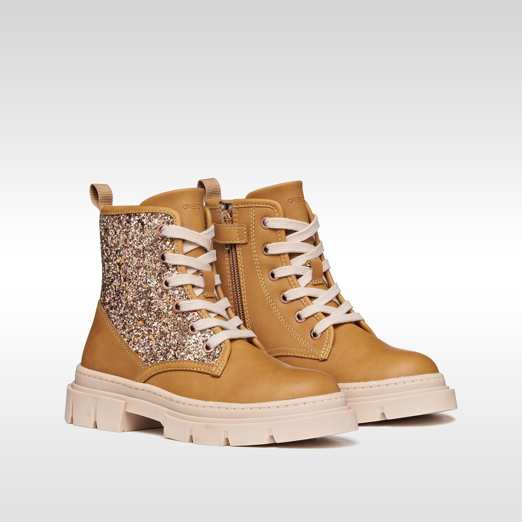 Botines KARSYN NI&Ntilde;A Galleta/Bronce claro - image number 7 | GEOX