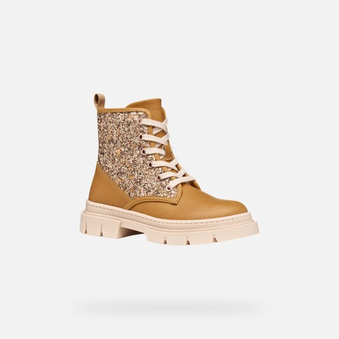 Botines KARSYN NI&Ntilde;A Galleta/Bronce claro - image number 2 | GEOX