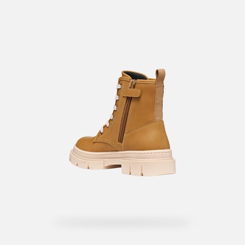 Botines KARSYN NI&Ntilde;A Galleta/Bronce claro - image number 3 | GEOX