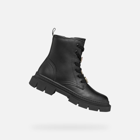 Springerstiefel KARSYN M&Auml;DCHEN Schwarz | GEOX