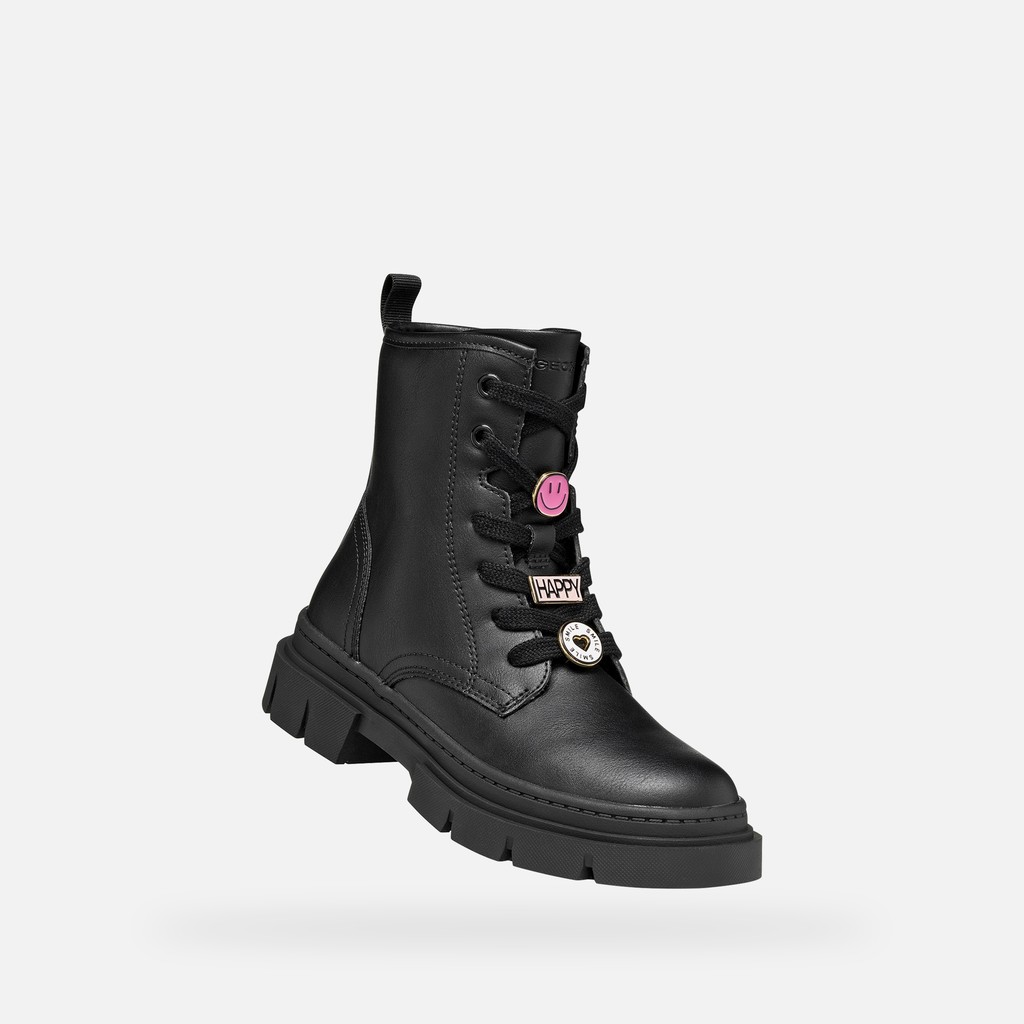 Springerstiefel KARSYN M&Auml;DCHEN Schwarz - image number 4 | GEOX