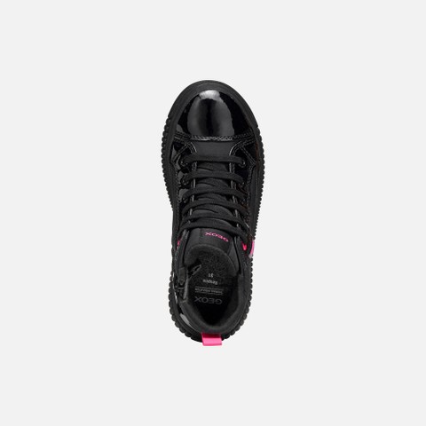 Waterproof trainers LAQUINNY ABX GIRL Black/Fluo Fuchsia - image number 5 | GEOX