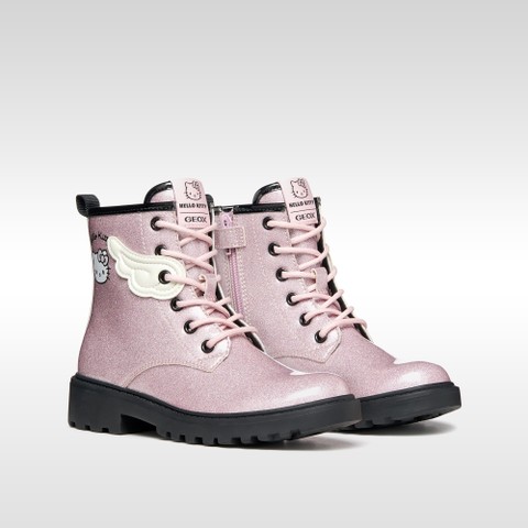 Hello Kitty ankle boots CASEY GIRL Pink/Black - image number 7 | GEOX