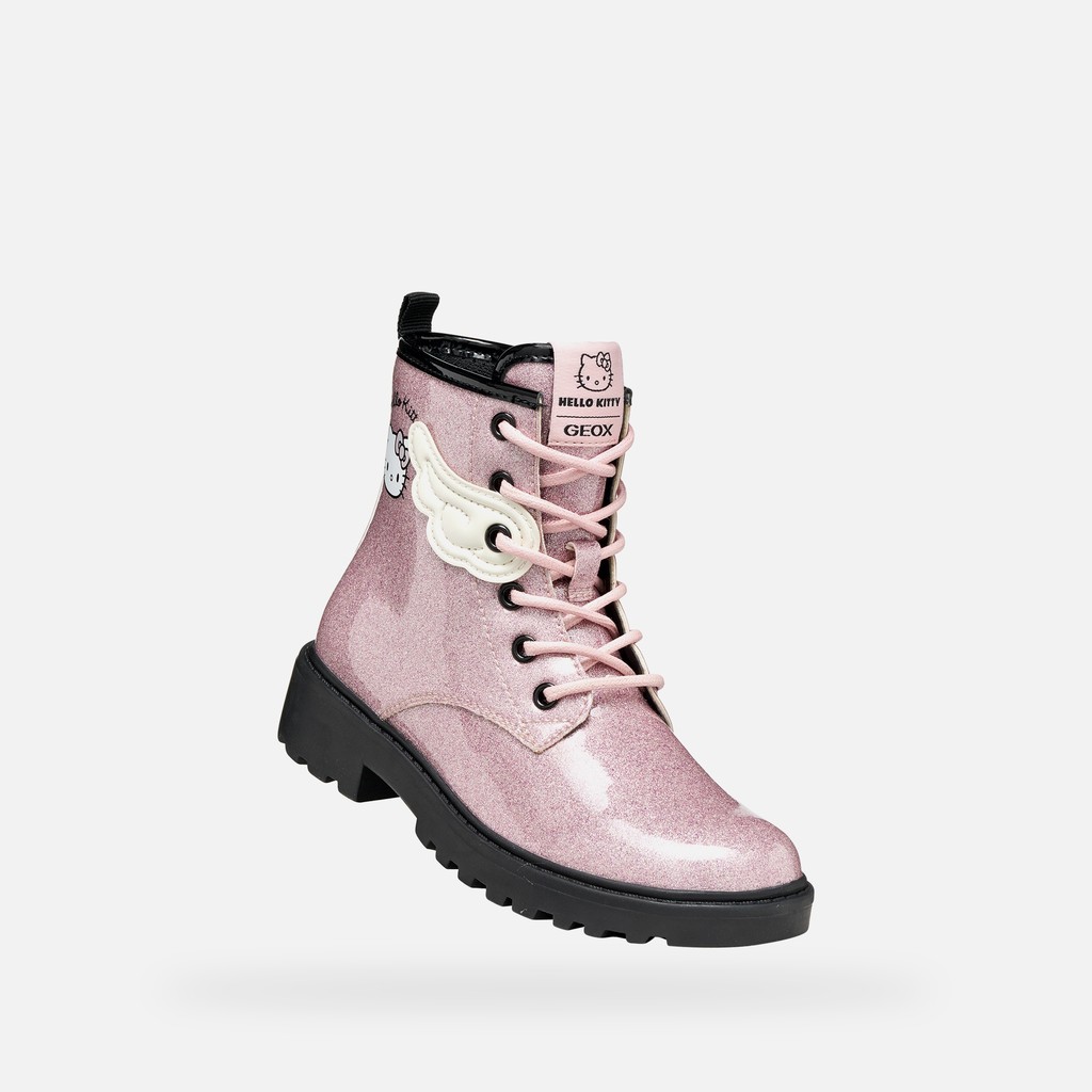 Hello Kitty ankle boots CASEY GIRL Pink/Black - image number 4 | GEOX