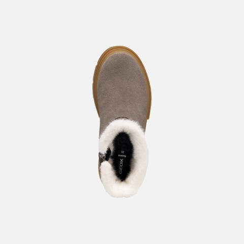 Bottines en fourrure KARSYN WPF   FILLE Beige - image number 6 | GEOX
