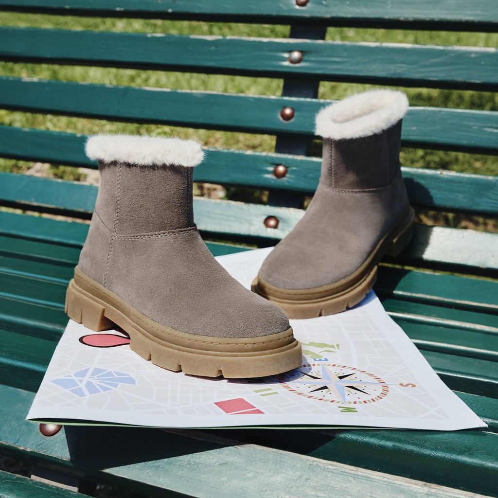 Bottines en fourrure KARSYN WPF   FILLE Beige - image number 10 | GEOX
