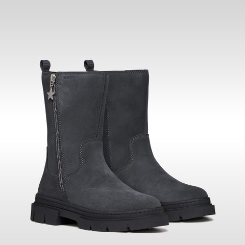 Suede ankle boots KARSYN WPF   GIRL Dark Gray - image number 7 | GEOX