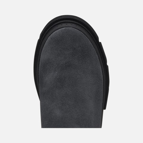 Suede ankle boots KARSYN WPF   GIRL Dark Gray - image number 6 | GEOX