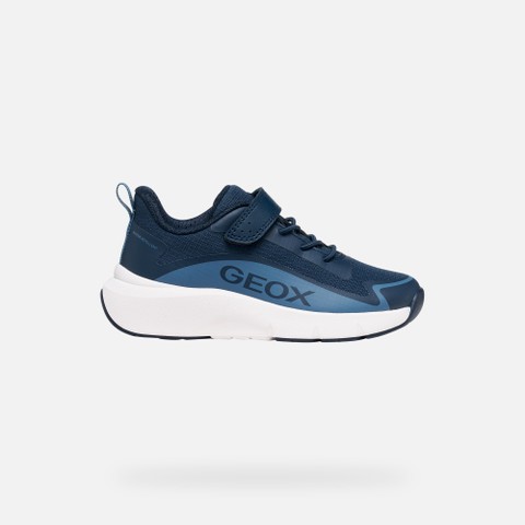 Waterproof hard toe sneakers PRO-RAN   BOY Navy/Light Blue - image number 1 | GEOX