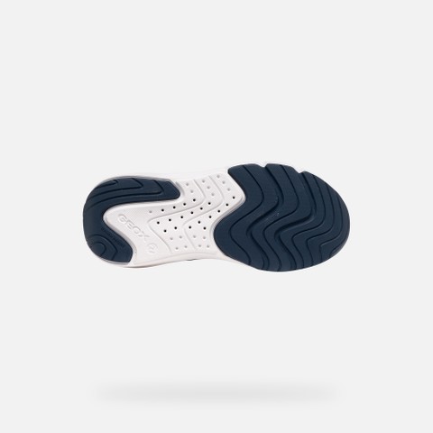 Waterproof hard toe sneakers PRO-RAN   BOY Navy/Light Blue - image number 6 | GEOX