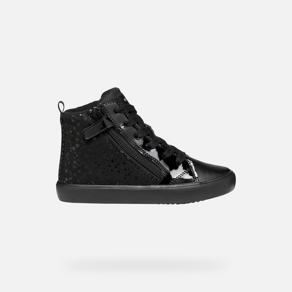 High top sneakers GISLI GIRL Black - image number 1 | GEOX