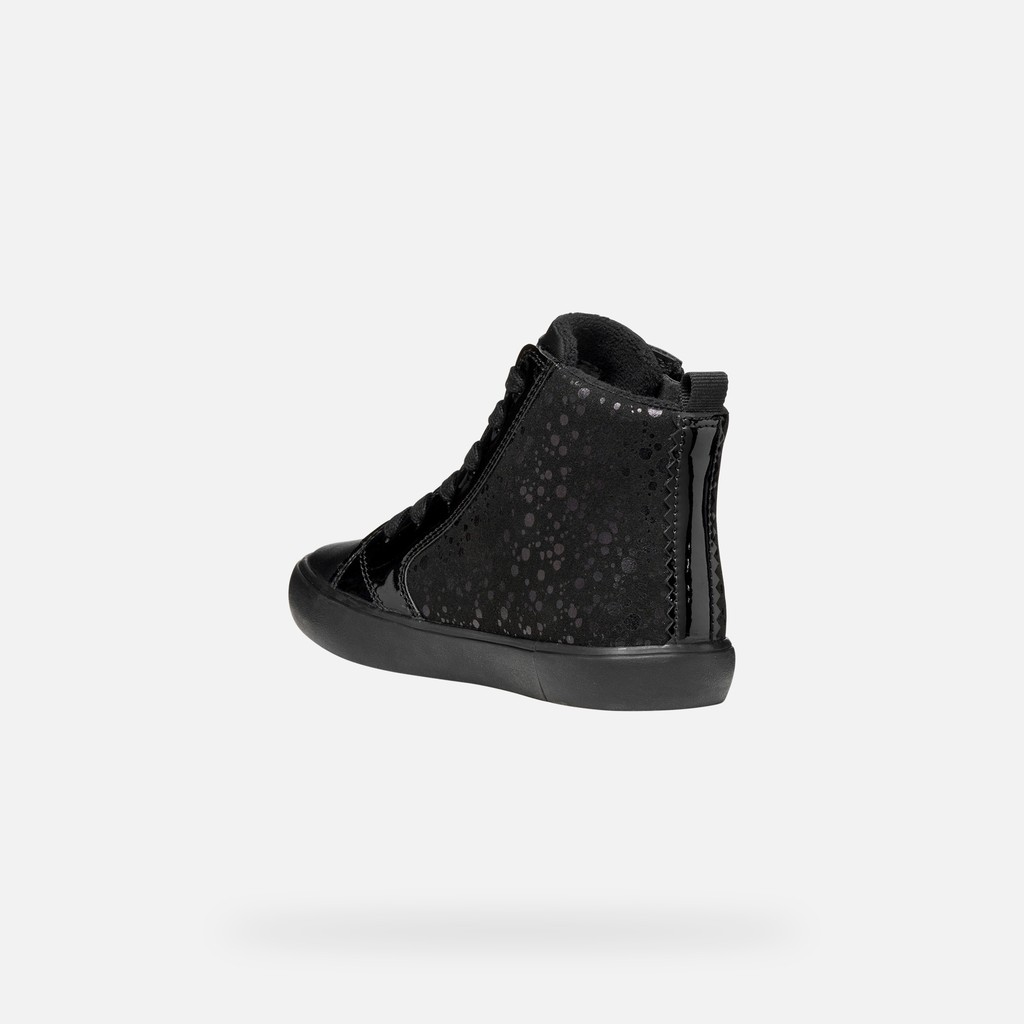 High top sneakers GISLI GIRL Black - image number 3 | GEOX