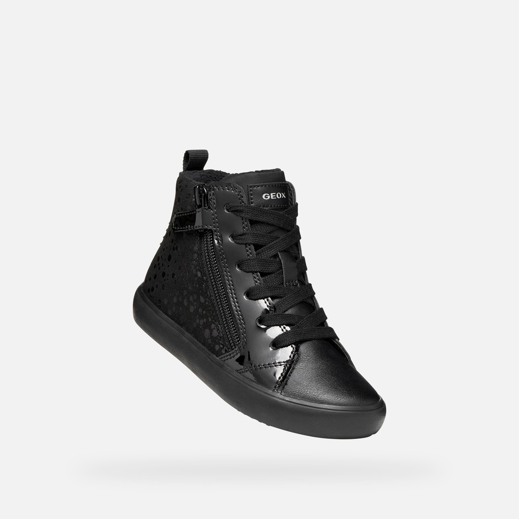 High top sneakers GISLI GIRL Black - image number 4 | GEOX