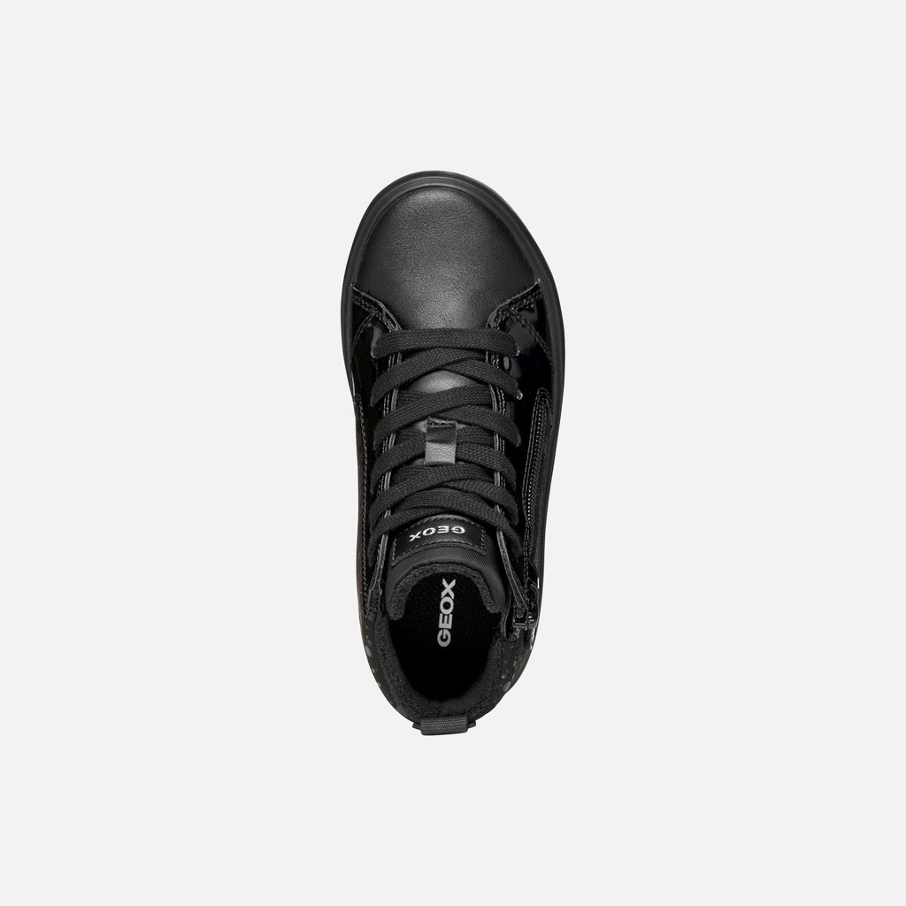 High top sneakers GISLI GIRL Black - image number 5 | GEOX