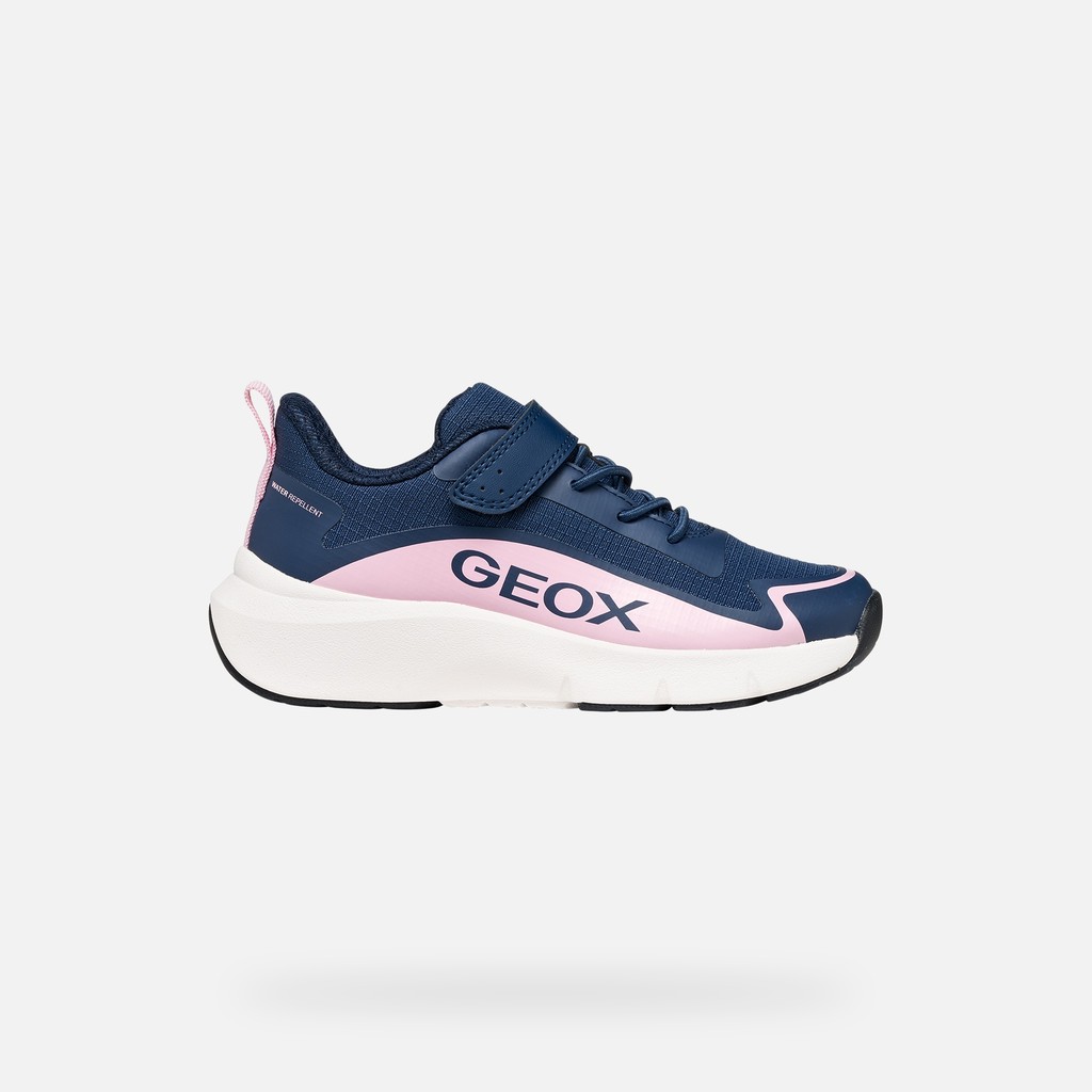 Waterproof hard toe sneakers PRO-RAN   GIRL Navy/Pink - image number 1 | GEOX
