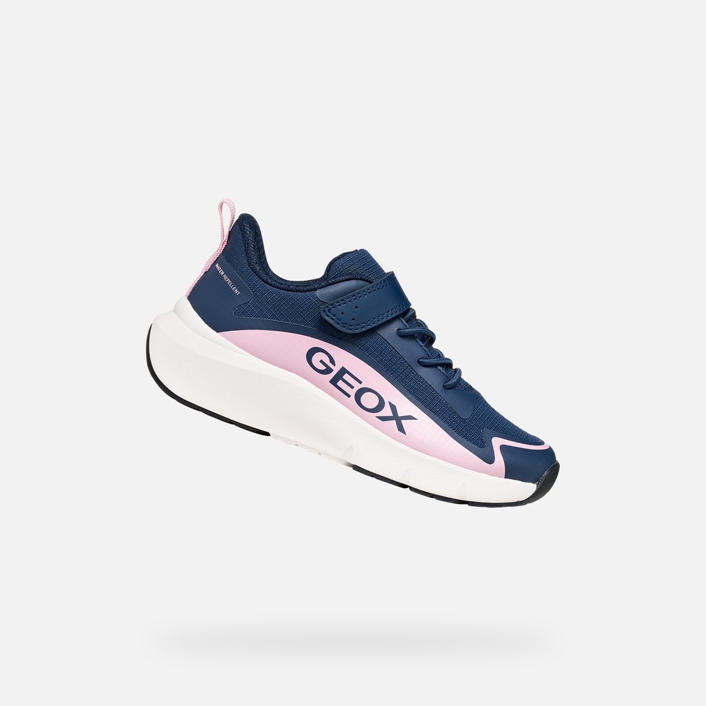Waterproof hard toe sneakers PRO-RAN   GIRL Navy/Pink - image number 0 | GEOX