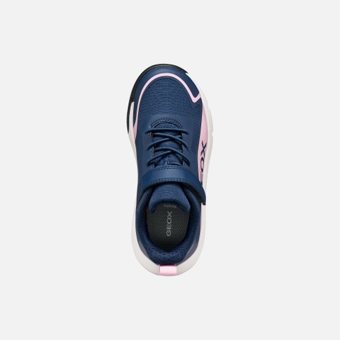 Waterproof hard toe sneakers PRO-RAN   GIRL Navy/Pink - image number 5 | GEOX