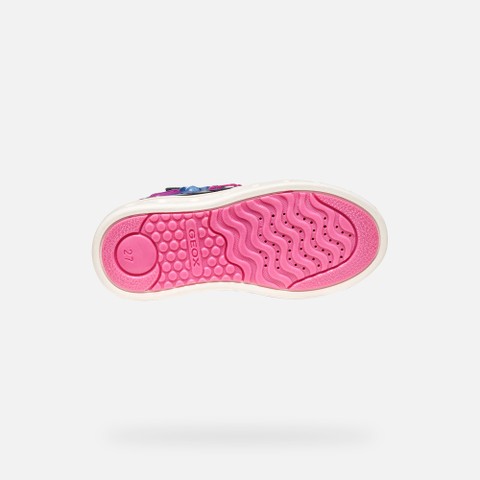 Shoes with lights SKYLIN GIRL Navy/Multicolor - image number 6 | GEOX
