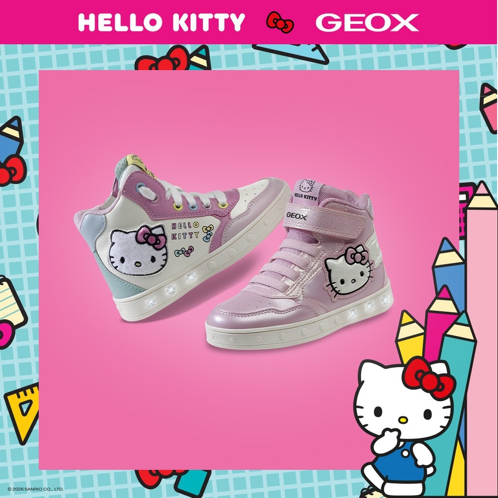 Hello Kitty shoes SKYLIN GIRL Pink/Multicolor - image number 9 | GEOX