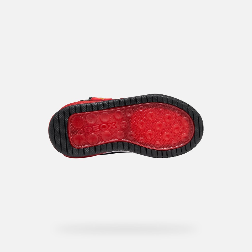 Chaussures avec lumi&egrave;res INEK GAR&Ccedil;ON Bleu marine/Rouge - image number 7 | GEOX