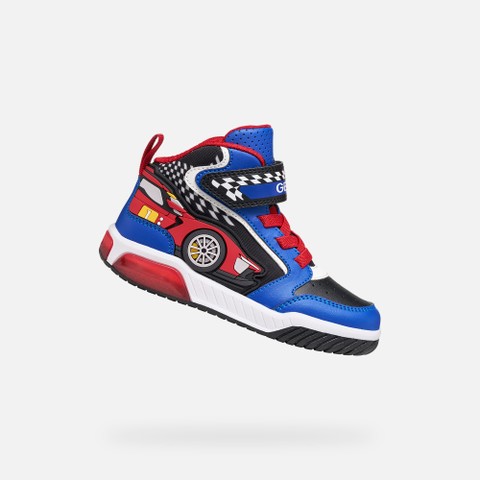 Light-up shoes INEK BOY Royal/Red - image number 0 | GEOX