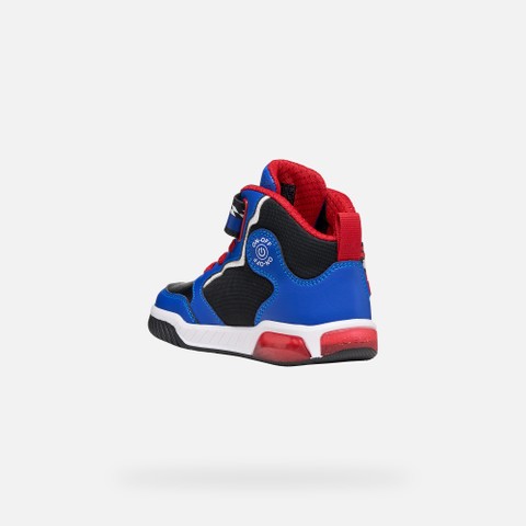 Light-up shoes INEK BOY Royal/Red - image number 4 | GEOX