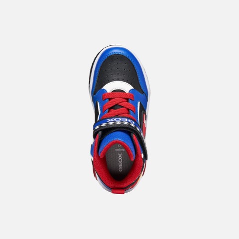 Light-up shoes INEK BOY Royal/Red - image number 6 | GEOX