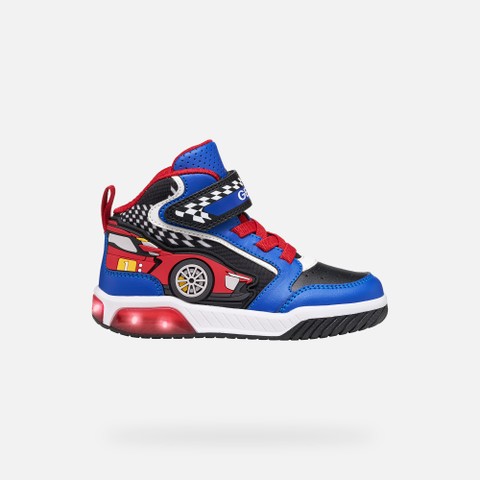 Light-up shoes INEK BOY Royal/Red - image number 1 | GEOX