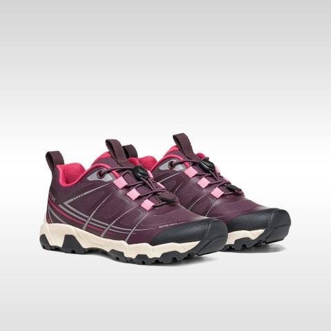 Waterproof sneakers MAGNETAR   GIRL Burgundy/Pink - image number 7 | GEOX
