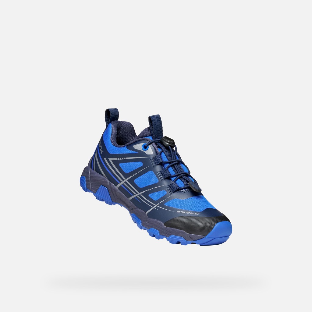 Wasserdichte Sneakers MAGNETAR   JUNGE K&ouml;nigsblau/Marineblau - image number 4 | GEOX