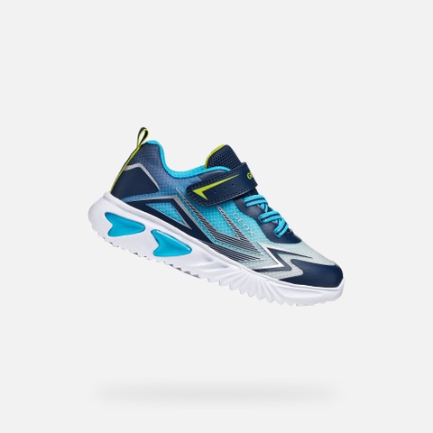 Sneakers with lights ASSISTER BOY Dark Royal/Dark Sky - image number 0 | GEOX