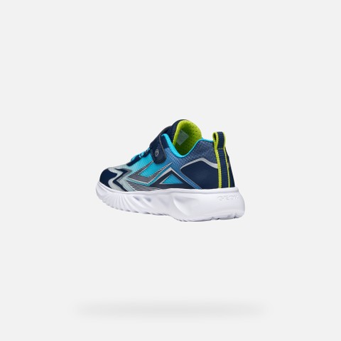 Sneakers with lights ASSISTER BOY Dark Royal/Dark Sky - image number 4 | GEOX