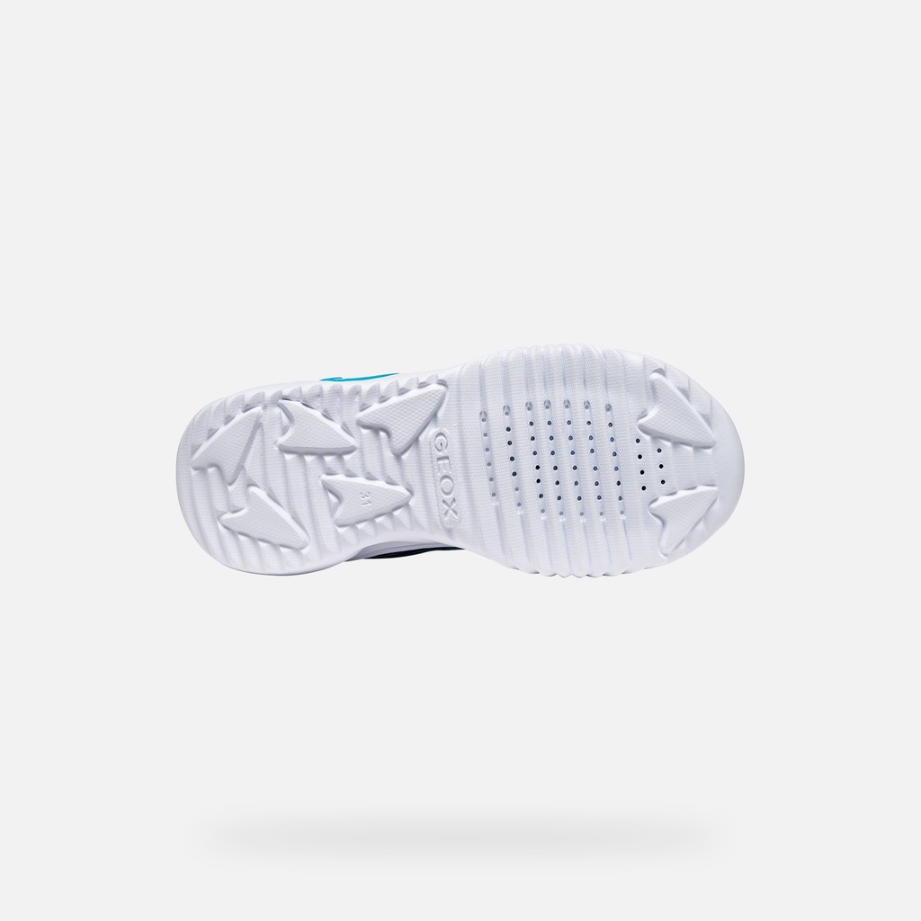 Sneakers with lights ASSISTER BOY Dark Royal/Dark Sky - image number 7 | GEOX