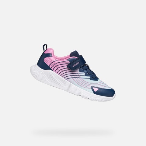 Lightweight breathable shoes SPRINTYE JUNIOR Aqua/Pink | GEOX