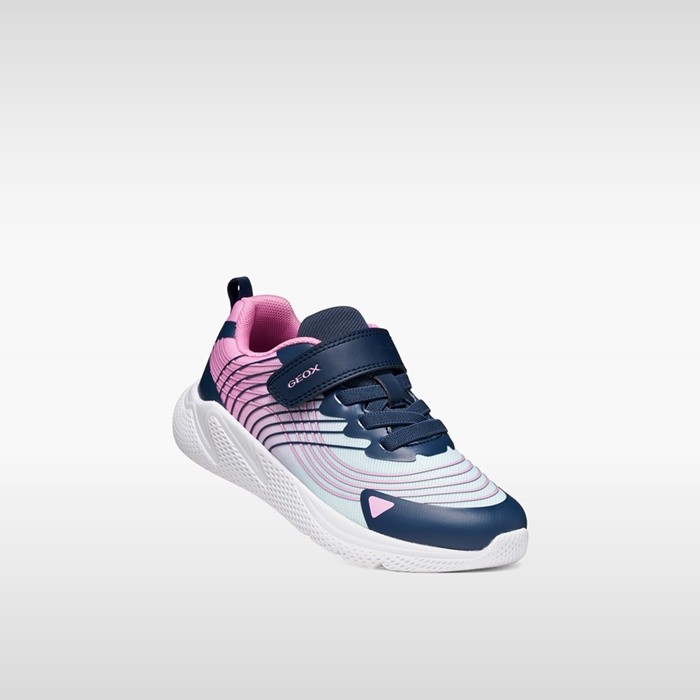 Lightweight breathable shoes SPRINTYE JUNIOR Aqua/Pink | GEOX