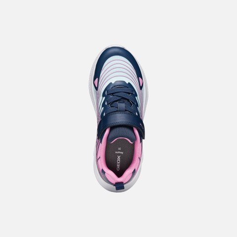 Lightweight breathable shoes SPRINTYE JUNIOR Aqua/Pink - image number 5 | GEOX