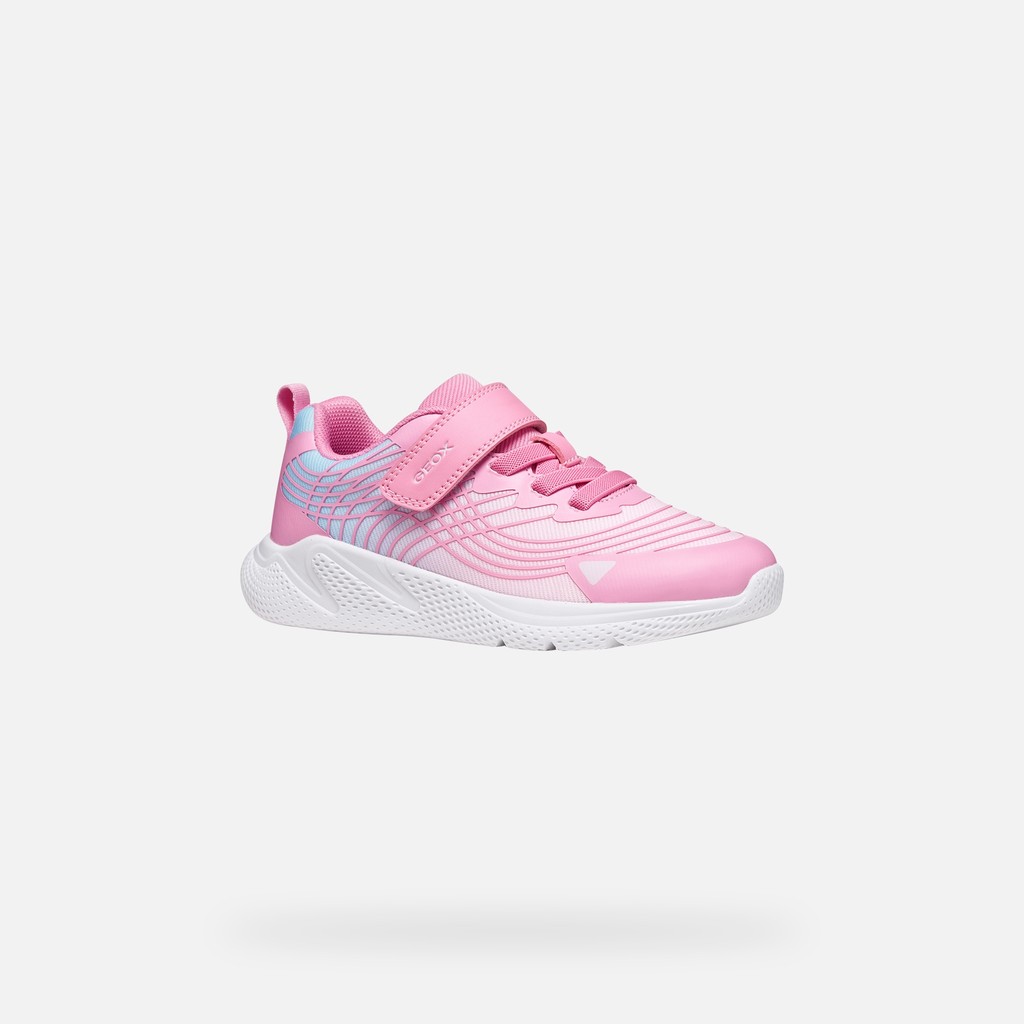 Lightweight breathable shoes SPRINTYE GIRL Pink - image number 2 | GEOX