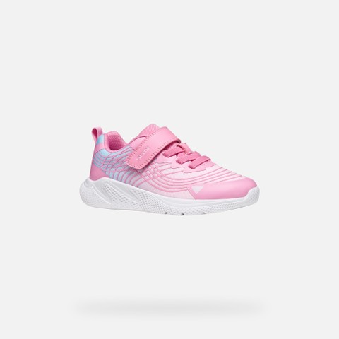 Lightweight breathable shoes SPRINTYE GIRL Pink - image number 2 | GEOX