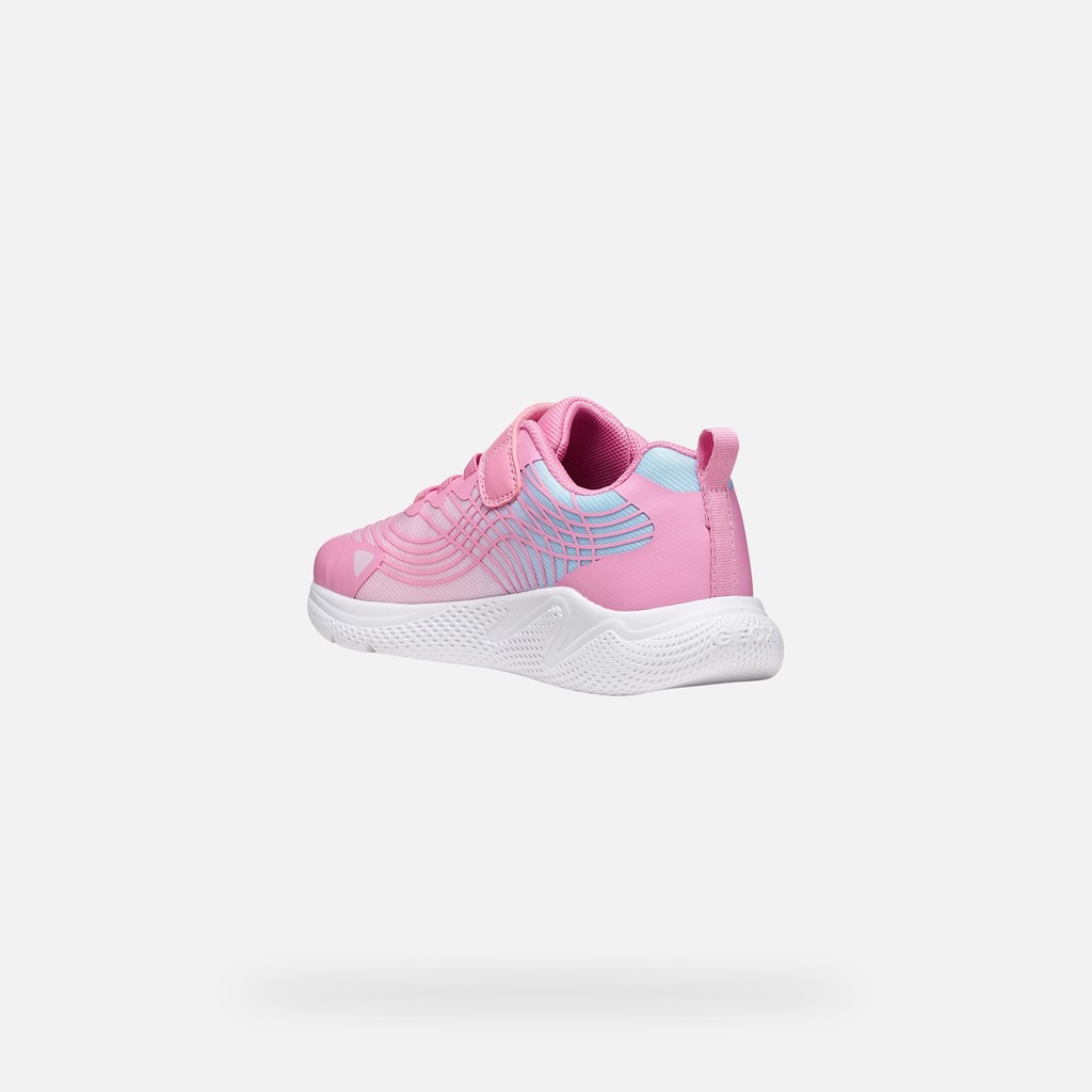 Lightweight breathable shoes SPRINTYE GIRL Pink - image number 3 | GEOX