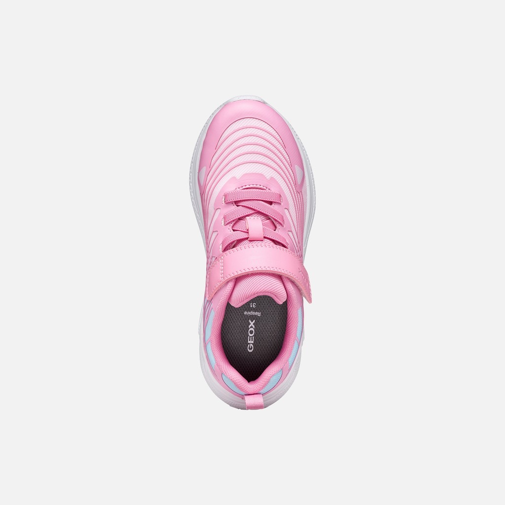 Lightweight breathable shoes SPRINTYE GIRL Pink - image number 5 | GEOX