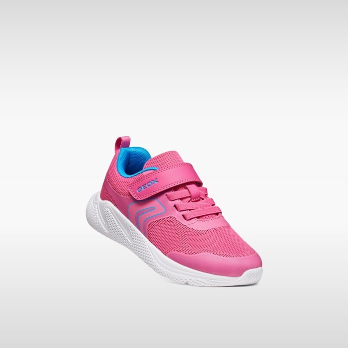 Lightweight breathable shoes SPRINTYE GIRL Fuchsia/Royal | GEOX