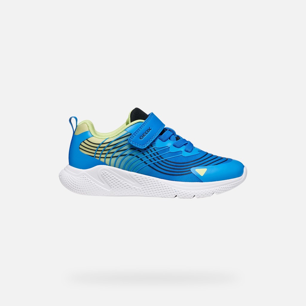 Scarpe leggere e traspiranti SPRINTYE BAMBINO Royal blu/Lime - image number 1 | GEOX